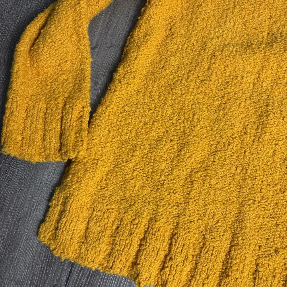 MOTH‎ Anthropologie Juliette Women's S Marigold Chunky Knit Turtleneck Sweater